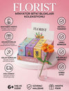 Lelebrother Florist Serisi Çiçek Blok Seti / Minyatür Yapı Bloku / Sevgiliye Hediye⁠