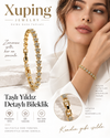 Xuping Premium Taşlı Yıldız Bileklik – Gold