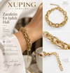 Xuping Gold Renk Dokulu Oval Zincir Kadın Bileklik