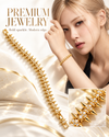 Xuping Premium Spike Taşlı Bileklik – Gold Renk