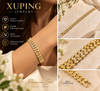 Xuping Premium Taşlı Gurmet Zincir Bileklik – Gold Renk