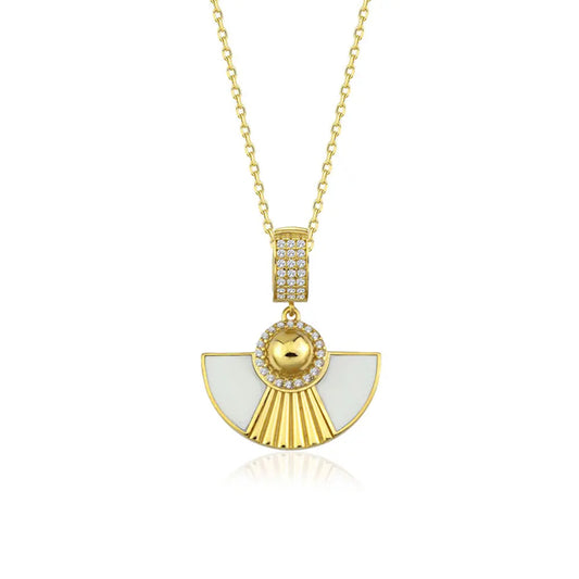 Fan Model Necklace